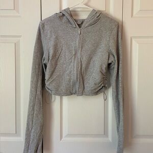 Kadi Crop Jacket - Gray - M